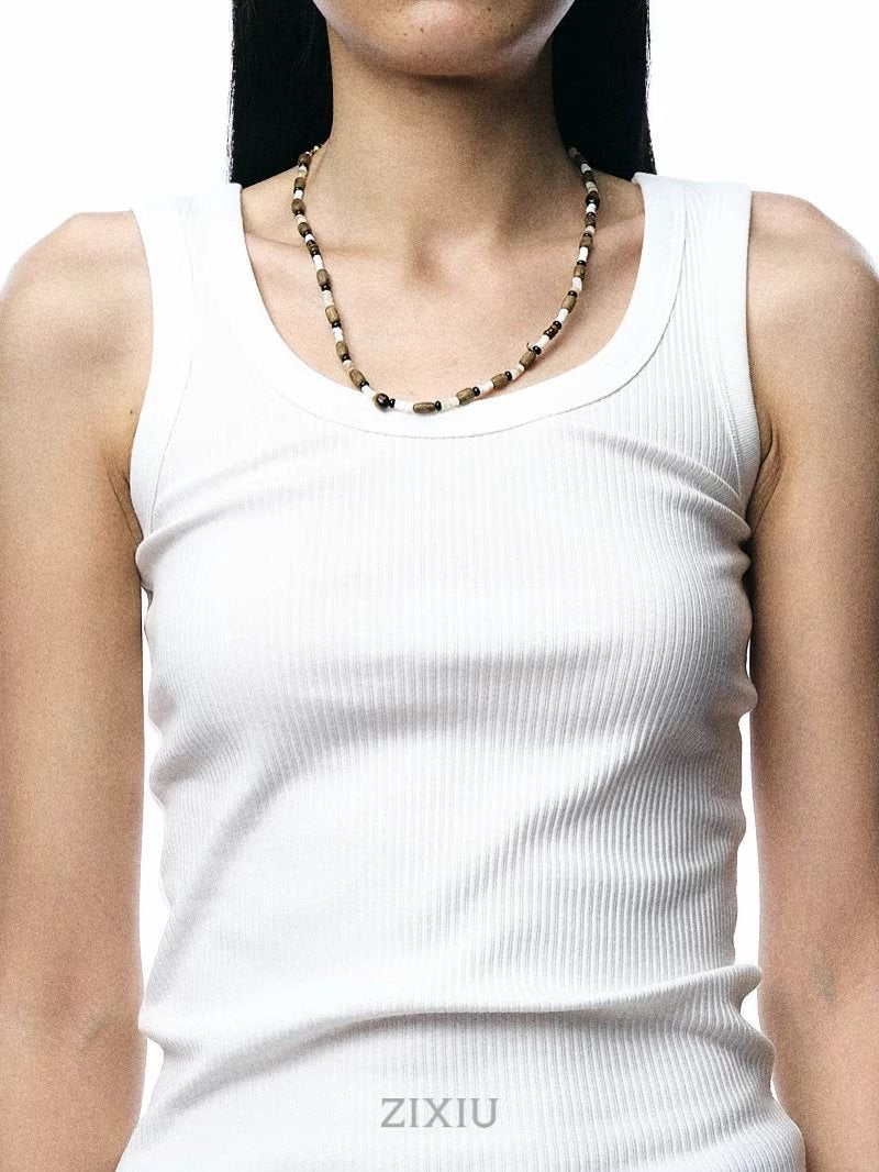 [Black & White] Necklace