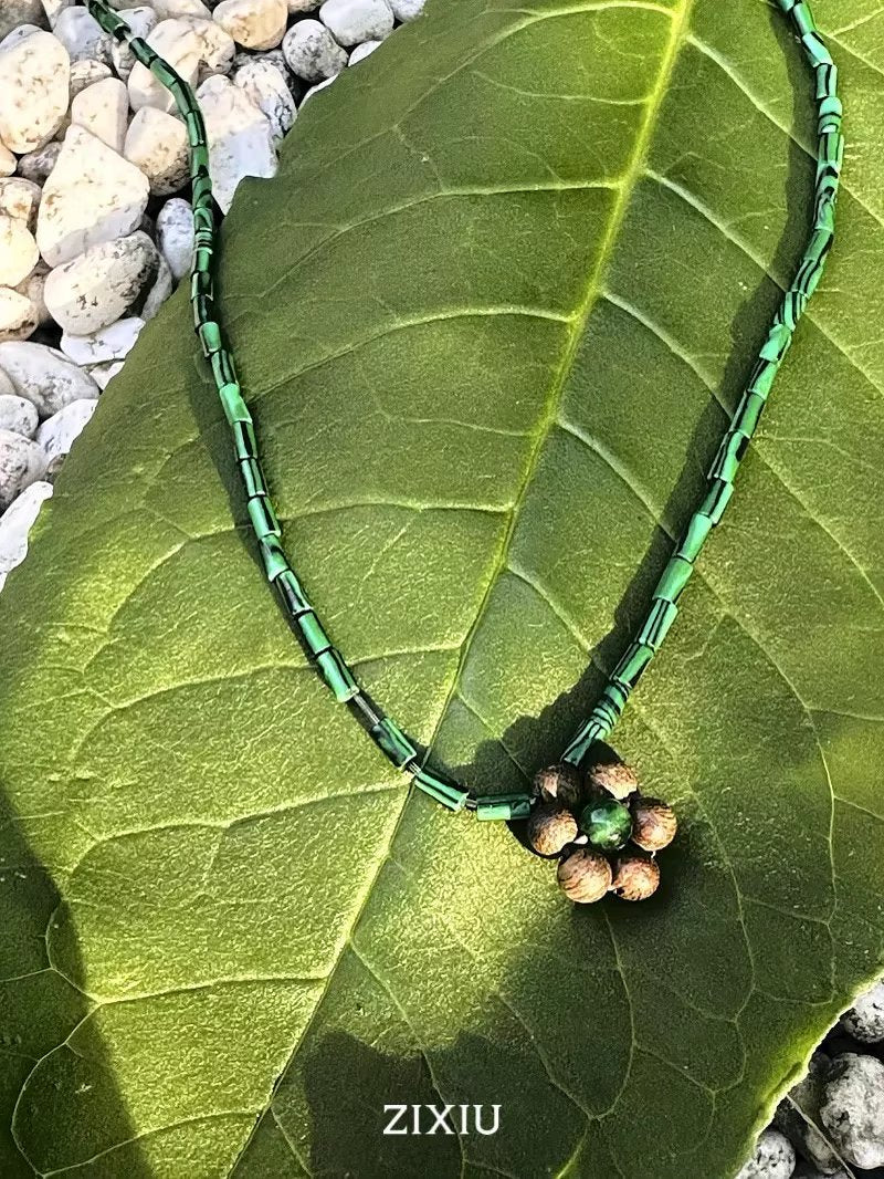 [The Bloom – Jade Blossom] Necklace